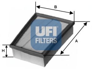 UFI 30.147.00, Filtro Ar Ren/nissan 2.0i 16v