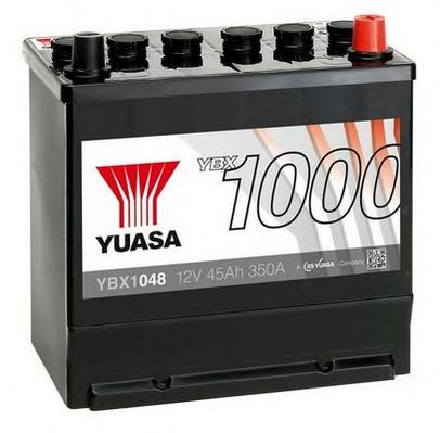 YUASA YBX1048, Bateria de Arranque 12v 45ah 350a +d