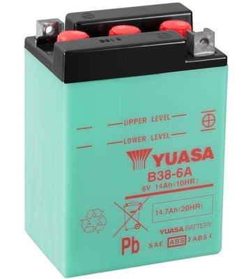 YUASA B38-6A, Bateria Yuasa Moto Convencional