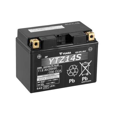 YUASA YTZ14S, Bateria Yuasa Moto High Performace